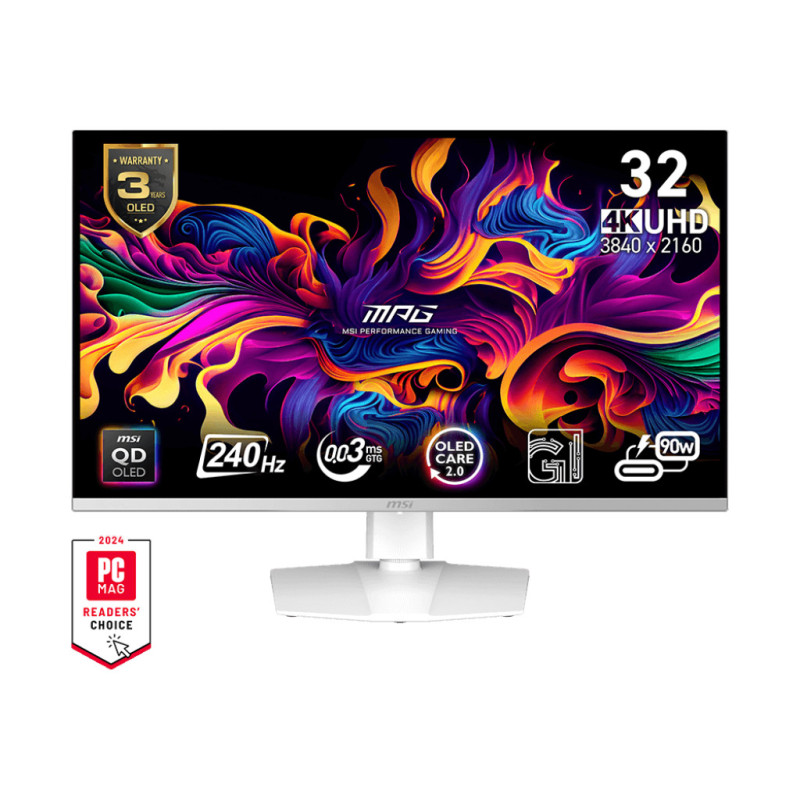 MSI MPG/321URXW/31,5''/QD-OLED/4K UHD/240Hz/0,03ms/Biela/3R
