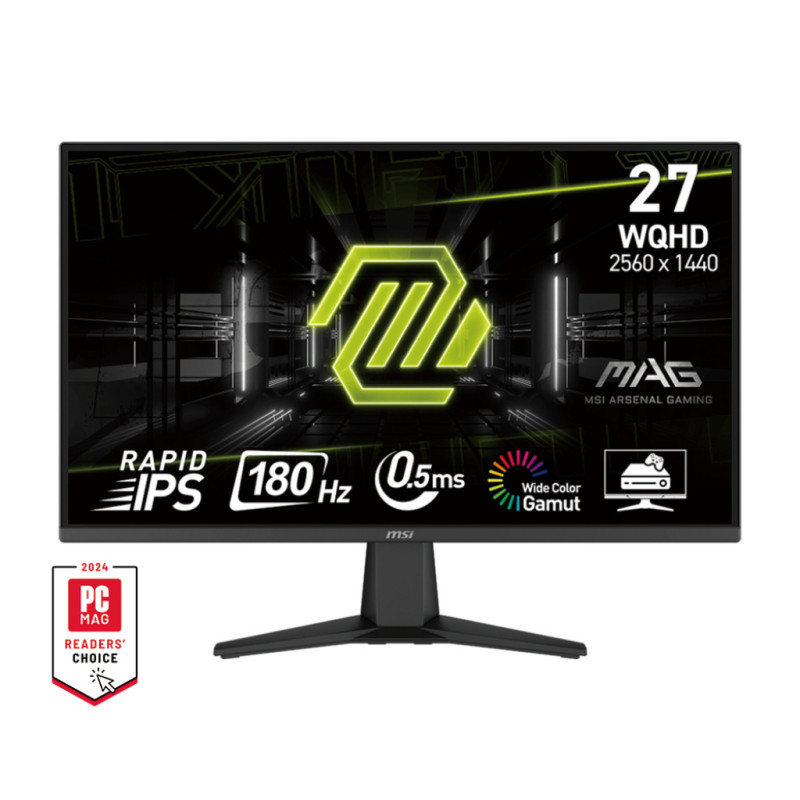 MSI MAG/275QF/27''/IPS/QHD/180Hz/0,5ms/Čierna/3R