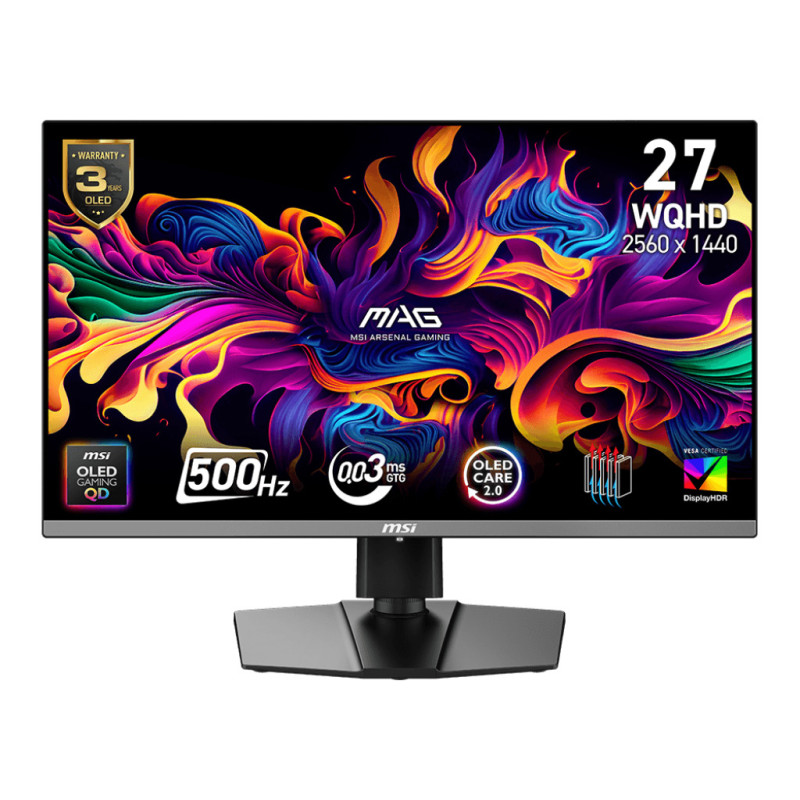 MSI MAG/272QP X50/26,5''/QD-OLED/QHD/500Hz/0,03ms/Čierna/3R