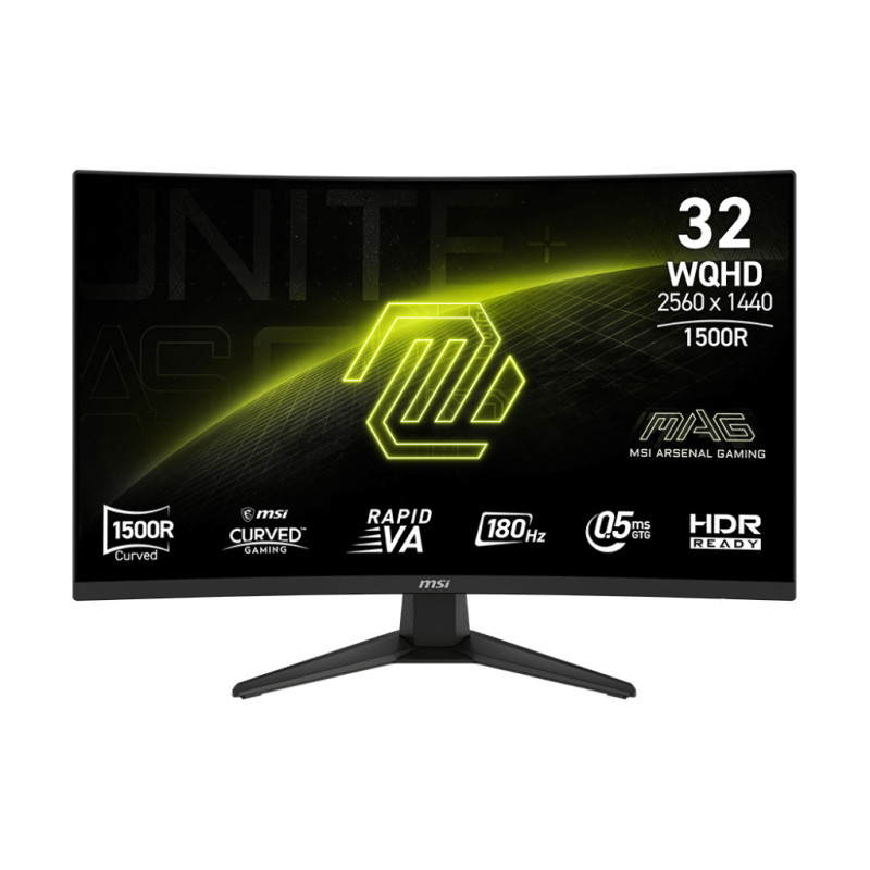 MSI MAG/321CQF E18/31,5''/VA/QHD/180Hz/0,5ms/Čierna/3R