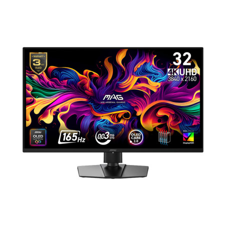 MSI MAG/322UP E16/31,5''/QD-OLED/4K UHD/165Hz/0,03ms/Čierna/3R
