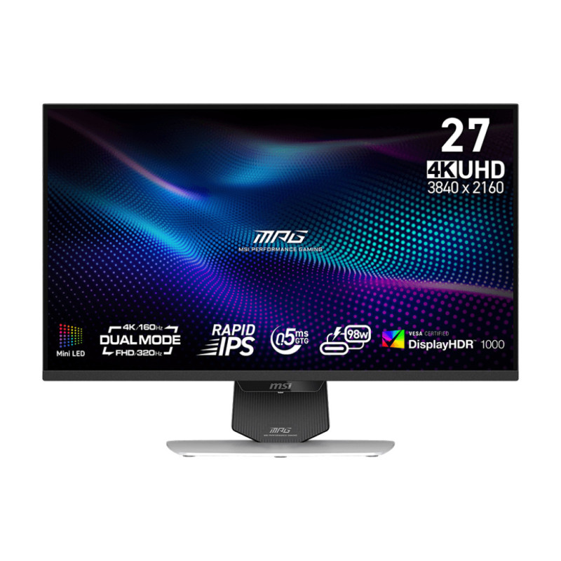 MSI MPG/274URDFW E16M/27''/IPS/4K UHD/160Hz/0,5ms/Čierna/3R