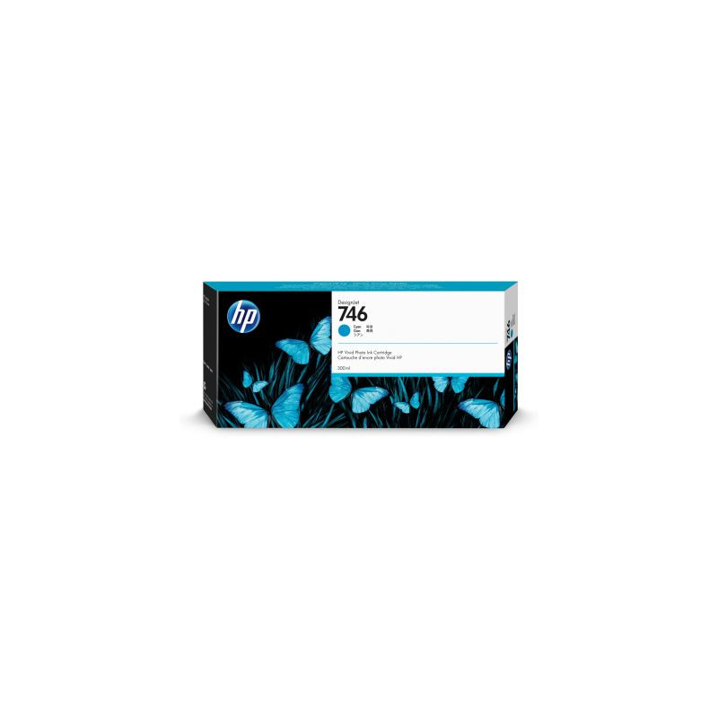 HP 746 300 ml Cyan Ink Cartridge