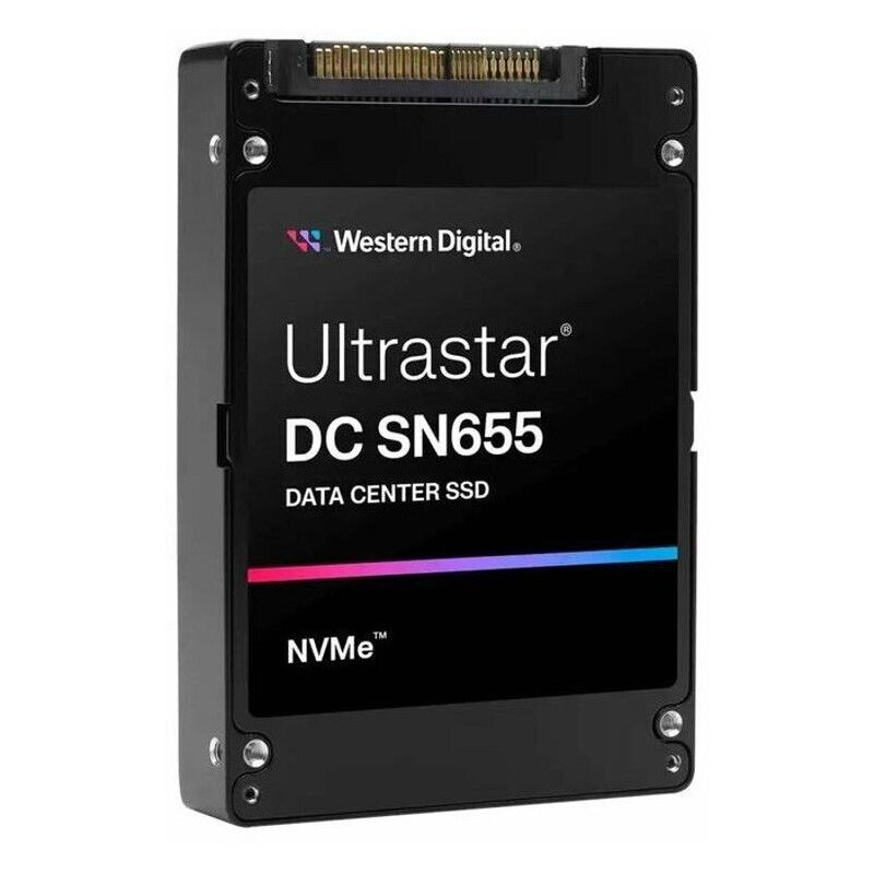 QNAP WD, SSD, Ultrastar SN655, PCIe NVM Gen4, U.3 15mm, 61.44TB, 0TS2510