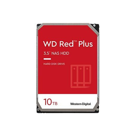 QNAP WD, HDD, Red Plus, SATA III, 3.5-inch, 10TB, WD100EFGX