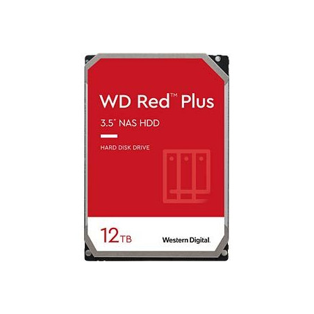 QNAP WD, HDD, Red Plus, SATA III, 3.5-inch, 12TB, WD120EFGX