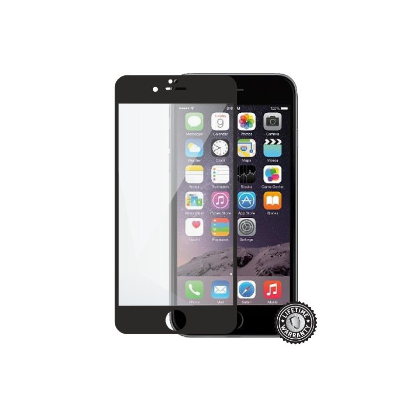 Screenshield APPLE iPhone 6 Plus / 6S Plus Tempered Glass protection (full COVER black)