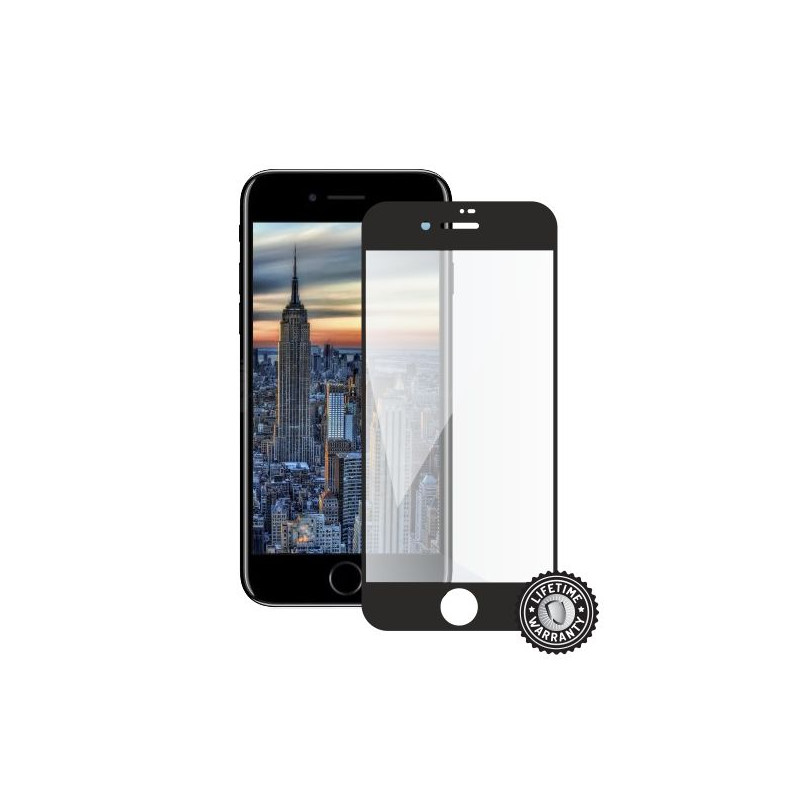 Screenshield APPLE iPhone 8 Tempered Glass Protection (full COVER black)