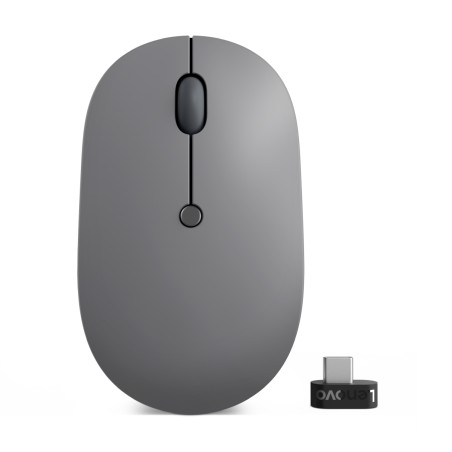 Lenovo Go/Kancelárska/Optická/Bezdrôtová USB/Sivá