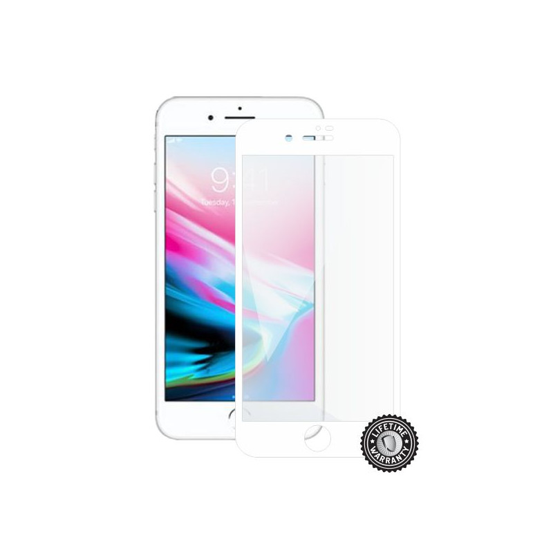 Screenshield APPLE iPhone 8 Plus Tempered Glass Protection (full COVER white)