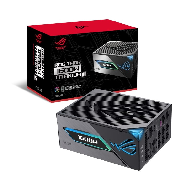 ASUS ROG THOR 1600/1600W/ATX 3.1/80PLUS Titanium/Modular/Retail