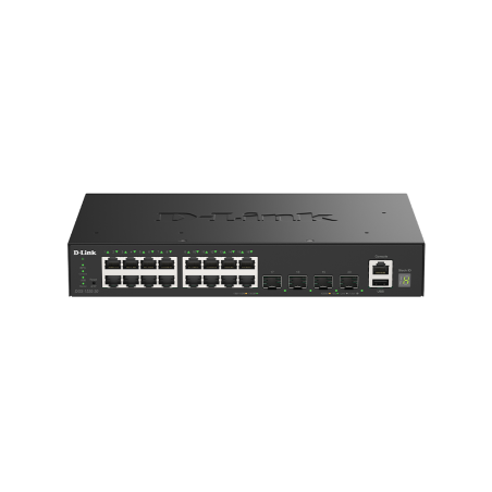 D-Link DGS-1530-20/E 16 Portov GE + 4 Porty 10G SFP+ Smart Managed Switch