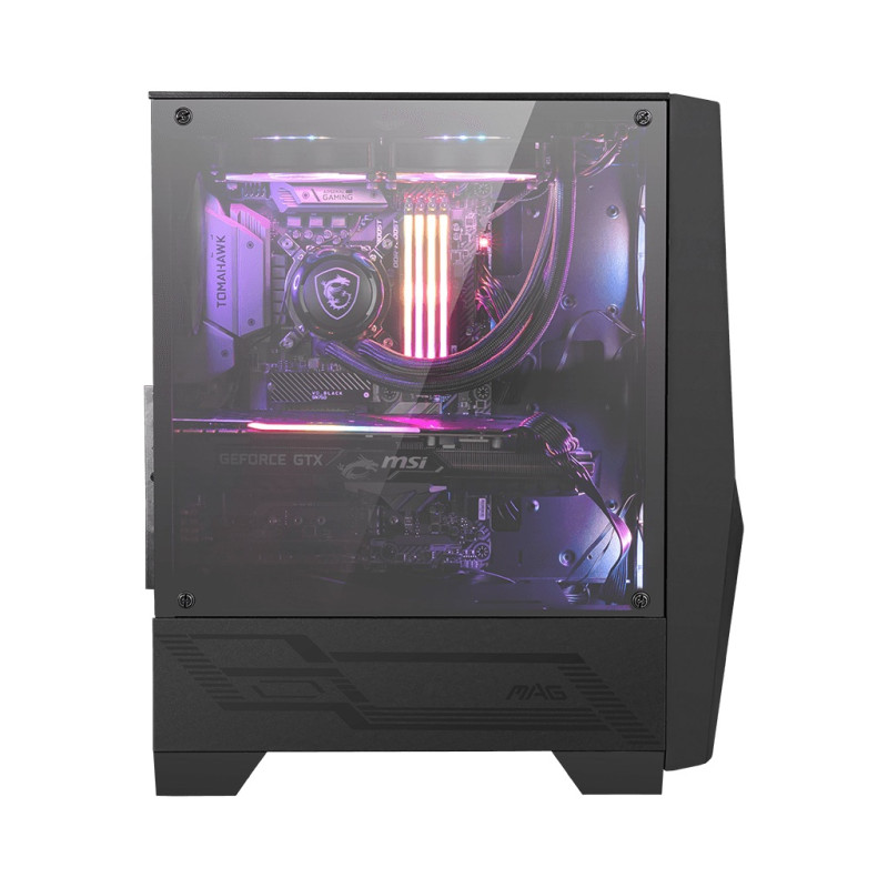 MSI MAG FORGE 100R/Midi Tower/Transpar./Čierna