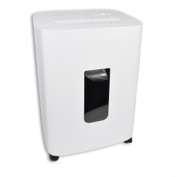 Skartovačka DESQ, 2 x 12 mm, 20l, krížový rez, biela