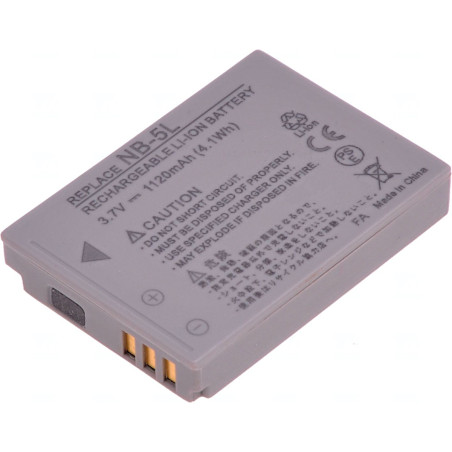 Batéria T6 Power pre Canon NB-5L, 1100mAh, 4,1Wh