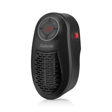 Salente HotHeat, teplovzdušný mini ventilátor, 500 W, čierny