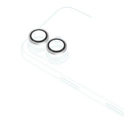 Epico Alu Lens Protectors iPhone 17 - strieborná