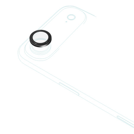 Epico Alu Lens Protectors iPhone 17 Air - čierna