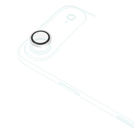 Epico Alu Lens Protectors iPhone 17 Air - strieborná