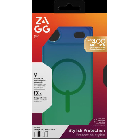 ZAGG Ochranný kryt Milan Snap Apple 17 Air Raven Feather