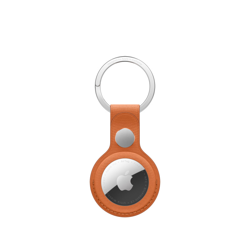 AirTag FineWoven Key Ring - Fox Orange