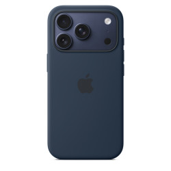 iPhone 17 Pre Silicone Case with MS – Midnight