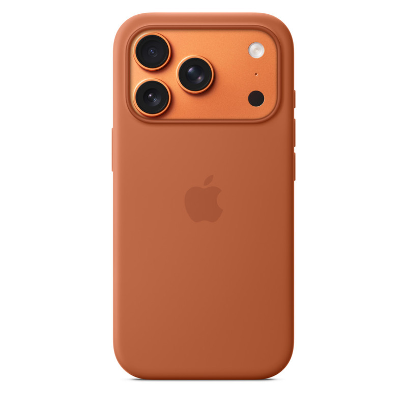 iPhone 17 Pre Silicone Case with MS – Terra Cotta