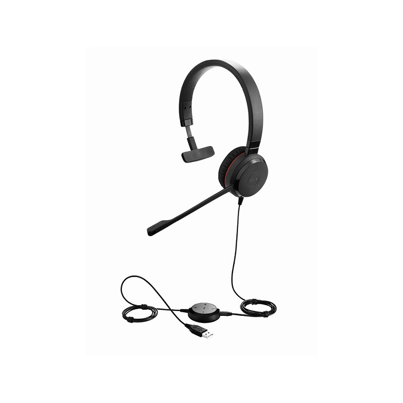Jabra Evolve 30 II/Mono/Jack/Drôt/MS/Čierna