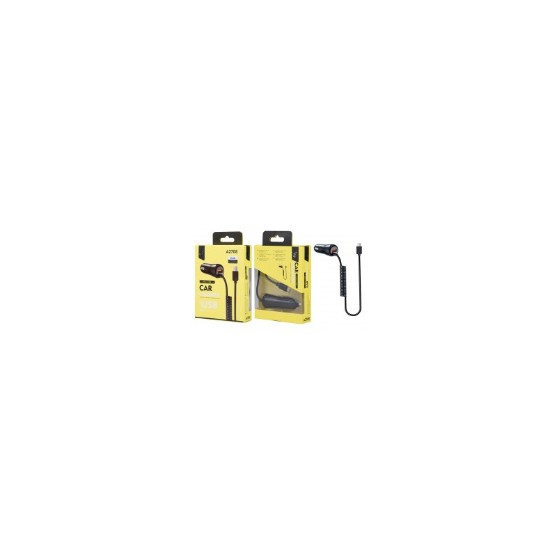 Aligator nabíjačka A2708 s microUSB,2.4A čierna