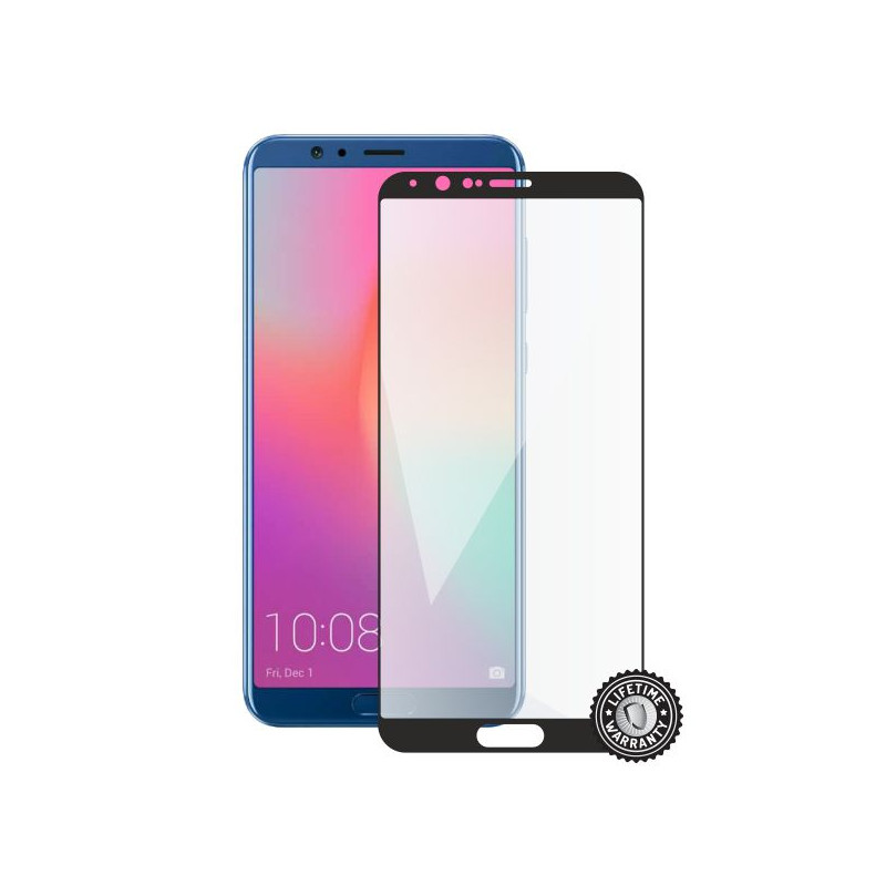 Screenshield HUAWEI Honor View 10 Tempered Glass protection (full COVER black)