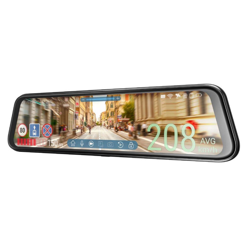 NAVITEL MR750 SMART celoobrazovková palubná kamera v spätnom zrkadle s WIFI a GPS