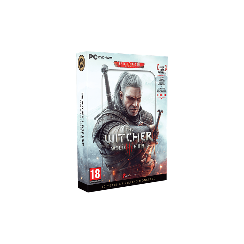 PC - The Witcher 3: The Wild Hunt - Game of the Year Edition + 10th Anniversary Steelbook