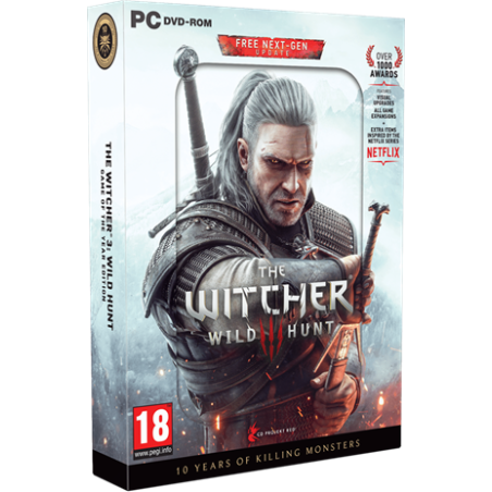 PC - The Witcher 3: The Wild Hunt - Game of the Year Edition + 10th Anniversary Steelbook
