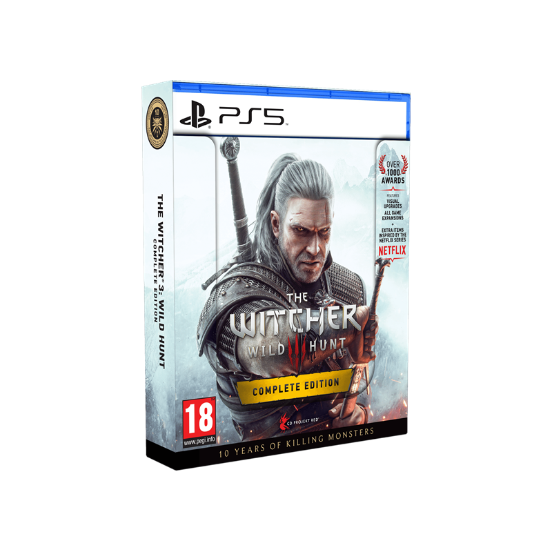 PS5 - The Witcher 3: The Wild Hunt - Complete Edition + 10th Anniversary Steelbook