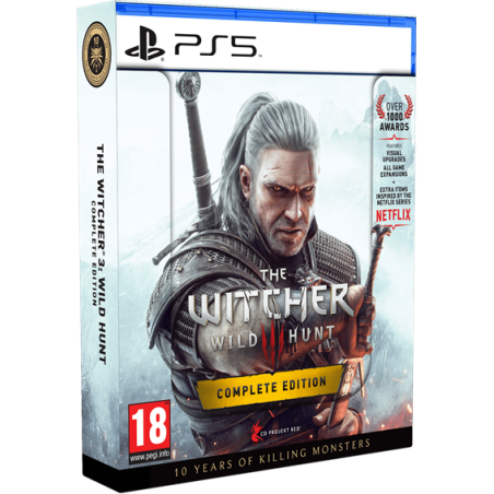 PS5 - The Witcher 3: The Wild Hunt - Complete Edition + 10th Anniversary Steelbook