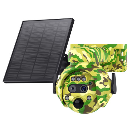 Solárna kamera Viking HDs04 4G zelená/2304x1296/PIR detekcia/pohybový senzor/7800mAh