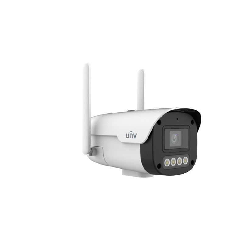 Uniview IPC2A14LP-ADF40KC-4G-E LTE 4MPx bullet vonkajší, 79 °, Smart IR 50 m + Biely 30 m