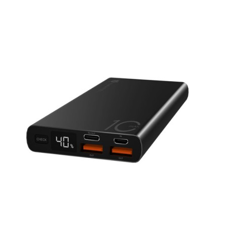 Powerbanka NAVITEL PWR10 AL čierna s kapacitou 10000 mAh