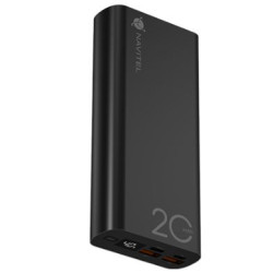 Powerbanka NAVITEL PWR20 AL čierna s kapacitou 20000 mAh
