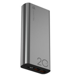 Powerbanka NAVITEL PWR20 AL strieborná s kapacitou 20000 mAh