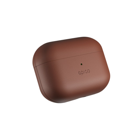 Epico kožené púzdro AirPods Pro 3 - hnedá