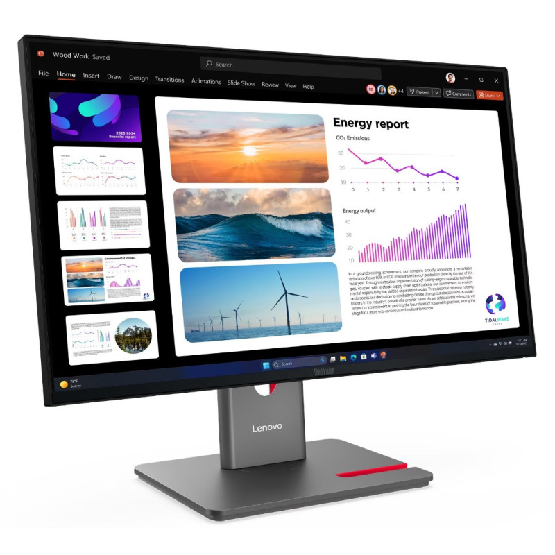 Lenovo ThinkVision/P24Q-40/23,8''/IPS/QHD/120Hz/4ms/Čierna/3R