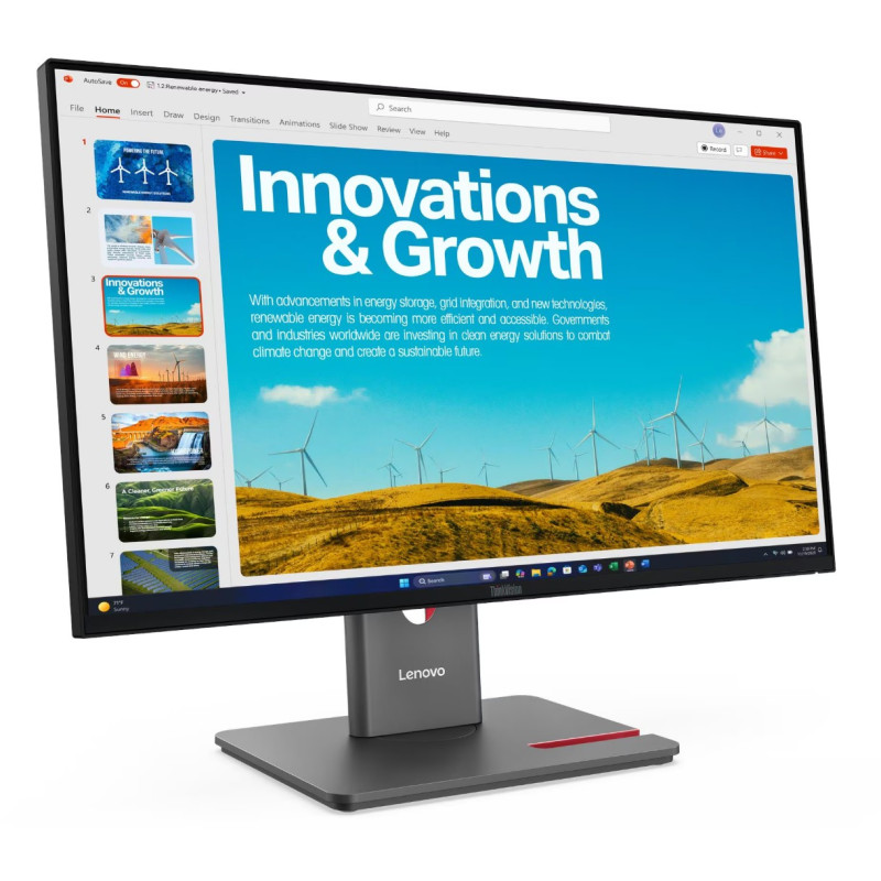 Lenovo ThinkVision/P24QD-40/23,8''/IPS/QHD/120Hz/4ms/Čierna/3R