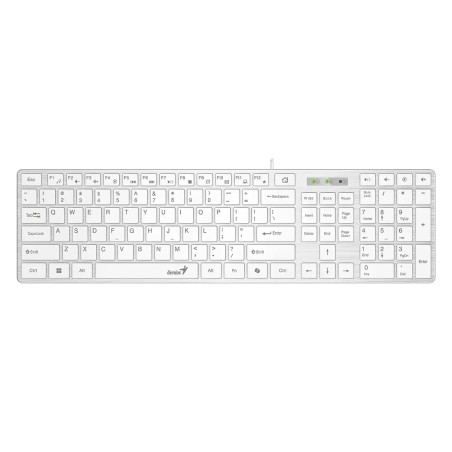 GENIUS Slimstar 126 klávesnica + Copilot biela
