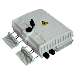 FTTH Box veľký, 16xSC, LC, E2000, plast