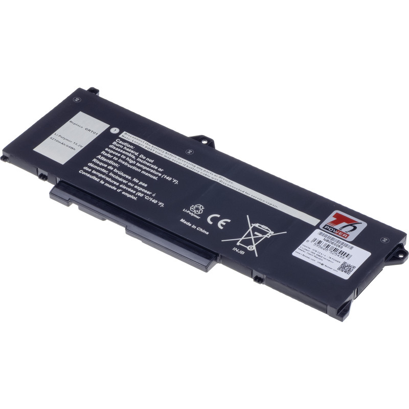 Batéria T6 Power pre Dell Latitude 5421, 5431, 5521, Precision 3561, 4210mAh, 64Wh, 4cell, Li-poly