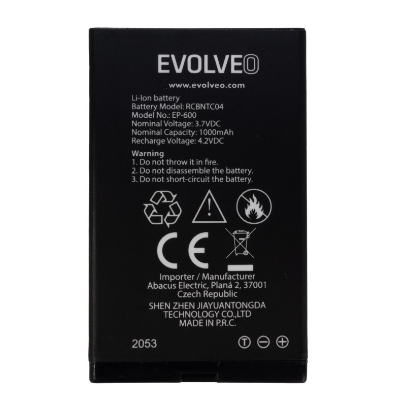 EVOLVEO originálna batéria 1000 mAh pre EasyPhone XD/XR (EP-600/601)
