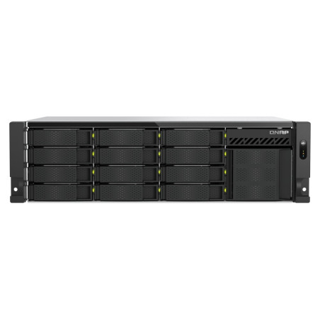 QNAP TS-h1655XeU-RP-8G (8core 2,8GHz, 8GB RAM, 12x SATA + 4x E1.S/M.2, 2x PCIe, 2x 2,5GbE, 1x 10GbE)