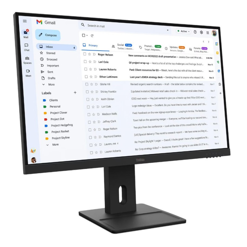 Lenovo ThinkVision/E27-40/27''/IPS/FHD/100Hz/6ms/Čierna/3R