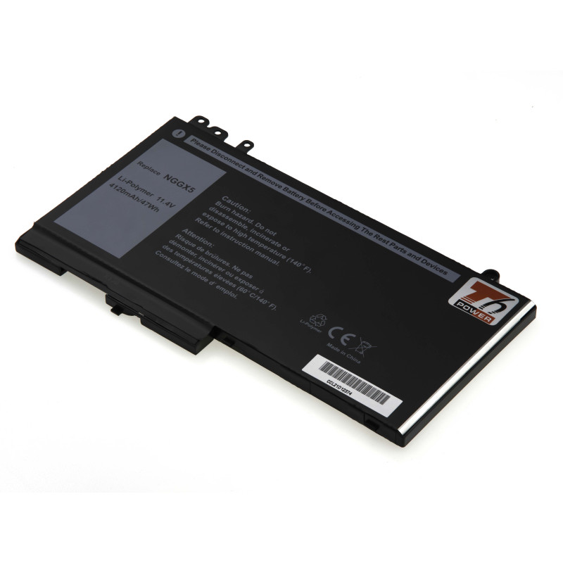 Batéria T6 Power pre Dell Latitude E5270, E5470, 4120mAh, 47Wh, 3cell, Li-pol